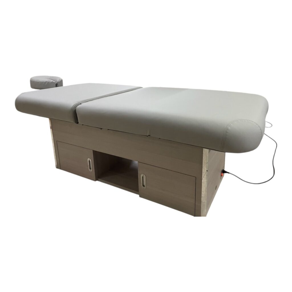 Laminate Finished Electric Motor adjustable Spa Massage Table Bed with ...